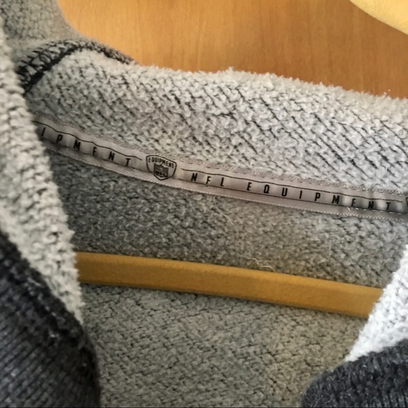 KC Chiefs Equipment - Reebok Gray NFL Hoody - Picture 4 of 5